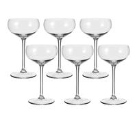 Leonardo Cheers 061644 Lot de 6 coupes à champagne Passent au lave-vaisselle Coupe à champagne avec pied tiré 315 ml