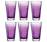 LEONARDO HOME 026837 Vario Struttura Lot de 6 verres Violet 280 ml