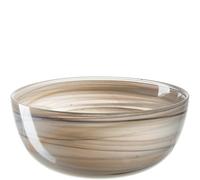 LEONARDO HOME Alabastro 026786 Lot de 4 bols uniques en verre d'albâtre essoré, texture organique, bols esthétiques avec surface lisse, diamètre 14 cm, multicolore