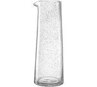 LEONARDO HOME Burano 055290 Carafe en verre intemporelle Pichet à eau élégante Pichet à jus moderne Fabriqué à la main Verre mousse Polyvalent Carafe avec bec verseur Hauteur 25 cm Transparent