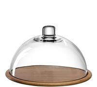 Cucina Plateau Fromage Gâteau avec cloche verre D 28 Leonardo