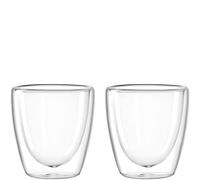 LEONARDO HOME Duo 053059 Lot de 2 gobelets à double paroi en verre 100 ml