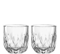 LEONARDO HOME GOCCE Lot de 6 verres à expresso • 60 ml • 6 tasses à expresso • Verre à expresso pour porte-filtre • Passe au lave-vaisselle • Structure en goutte • Transparent • Design clair • 055181