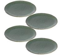 LEONARDO HOME Matera 018607 Lot de 4 assiettes en céramique Vert 32 cm
