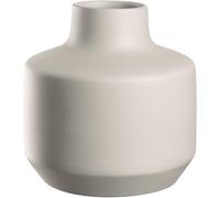 LEONARDO HOME Milano 026820 Vase Moderne en céramique, Vase, décoratif, pour Bouquet de Fleurs artistiques, élégant Vase à Fleurs, idéal comme décoration, Hauteur 21,5 cm, crème