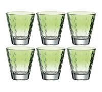 LEONARDO HOME Optic 025898 Lot de 6 verres Vert clair 215 ml