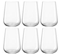 LEONARDO HOME Paladino 066312 Lot de 6 verres à eau, en verre lavables au lave-vaisselle, 370 ml
