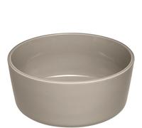 LEONARDO HOME Roma 026365 Saladier en céramique, diamètre : 22,3 cm, passe au micro-ondes et au lave-vaisselle, empilable, bol en céramique, saladier avec surface émaillée, beige, 1 pièce