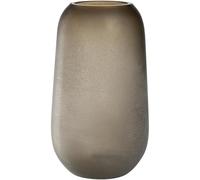 LEONARDO HOME Trogolo 033204 Vase élégant pour autruches pour Fleurs et Branches, esthétique Naturelle dans des Tons de Terre Doux, Design Authentique et Polyvalent, Hauteur 40 cm, Taupe