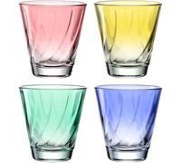 TWIST Verre 21 cl LEONARDO couleurs assorties x4