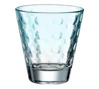 Leonardo Optic 025895 Verre à eau coloré en verre à jus de fruit, 1 pièce, passe au lave-vaisselle, menthe, 215 ml