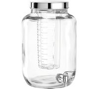 Leonardo Succo Getränkespender, 8,2 l, Höhe 31 cm, Klarglas und Kunststoff, 024595