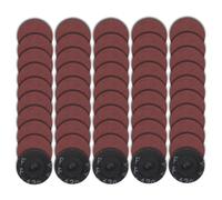 LEONTOOL 50 Pcs Disques de Ponçage à Changement Rapide 2 Pouces pour Perceuse et Meuleuse Die, Pad Abrasif Oxyde d'Aluminium, Grain 120