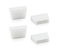 LEONTOOL Lot de 4 embouts de rechange en caoutchouc de 2,8 cm pour clé de voiture, pince brise-verre à mâchoires plates pour installation de matériel et travaux de vitrail