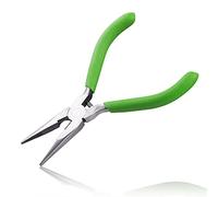 LEONTOOL Pince à bec long et fin avec pince coupante pour fil et chaîne de dents, pince à nez, pince à bijoux, outil de réparation de bijoux, mini outils professionnels de bricolage