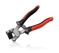 LEONTOOL Pince coupante de carrelage, 20,3 cm, pince à carrelage avec barre de rupture en plastique et roulettes, pince à mosaïque pour couper les carreaux en céramique, porcelaine