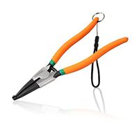 LEONTOOL Pince Spéciale Circlip 27,9 cm - Anneau de Verrouillage et Maintien Avec Corde Anti-perte - Pour Enlever les Anneaux Plats