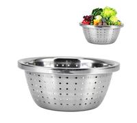 Leopacat Passoire Inox 304 Cuisine Empilable Lave-Vaisselle Multifonction | ÉGouttoir LéGumes Fruits Salades PâTes Riz Quinoa Trous Fins éVacuation Rapide Rangement Compact Gain De Place