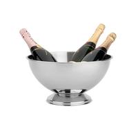 Leopold Bol à champagne Vienna Classic II, acier inoxydable, diamètre 35 x 19 cm, 304, argent, 1 pièce (lot de 1), classique