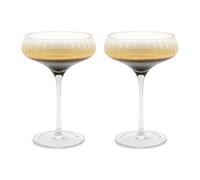 Leopold Vienna Arinto Verre a Martini, Verres Cocktail, Set 2x300 ml | Lot de 2 Verres à Martini Nervurés à Pied Haut, Compatible Lave-Vaisselle, Coffret Cadeau Inclus