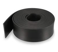 LEPEVNEY Bande de joint en caoutchouc rectangulaire solide pour joint d'étanchéité, 40 mm de large x 3 mm d'épaisseur, longueur de 3 mètres, bande d'étanchéité noire 40 mm x 3 mm x 3 m