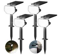 Lepro Lot de 4 Spot Solaire Exterieur Puissante 43 LED 6500K Lumière Froid