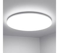 Lepro Plafonnier Salle de Bain LED 24W 2400LM Blanc Froid 5000K Etanche IP54, Plafonnier Cuisine Rond Eclairage Lumineux Intérieur Extérieur Equivaut à Lampes Incandescences 200W (Φ28)