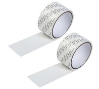 LERANXIN 2 Rouleaux Ruban Adhésif Moustiquaire, Scotch Moustiquaire Blanc | Ruban Réparation Moustiquaire 5 cm × 2 m - Ruban Adhésif Imperméable à Maille pour Portes et Fenêtres