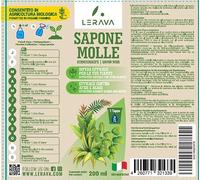 LERAVA savon noir potassique pour plantes (200 ml) - Protection BIO contre pucerons cochenilles fumagine - Savon potassique pour potager fruits jardin - 100% Made in Italy