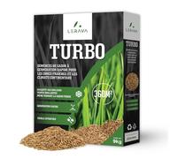 LERAVA® Turbo gazon à semer pousse rapide - (720m²) - pelouse à semer pour ombre et zones fraîches - 98% pureté - pelouse rustique vert vif - semence gazon résistante