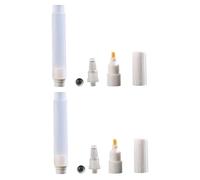 Lerpwige Lot de 2 marqueurs de peinture acrylique vides à tête ronde rechargeable 5 mm