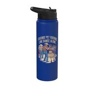 Les amis ne laissent pas leurs amis danser seuls Stainless Steel Insulated Water Bottle