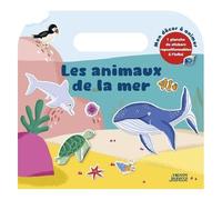 Les Animaux De La Mer - 1 Planche De Stickers Repositionables À L'infini