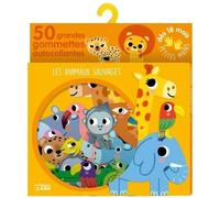 Les Animaux Sauvages - 50 Grandes Gommettes Autocollantes
