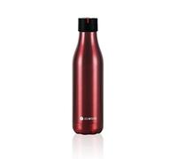 Les Artistes - Paris A-1969 Bottle Up Time'UP Bouteille isothermes, Stainless Steel, Rouge Métal mat, 7,05 cm, 7,05 x 7,05 x 25,4 cm