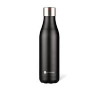 LES ARTISTES Paris A-2231 Bottle'Up, 750 ml, Bouteille isotherme, Gourde isotherme sans BPA, Réutilisable, Garde au chaud 12h et au froid 24h, Acier Inoxydable, Design Black