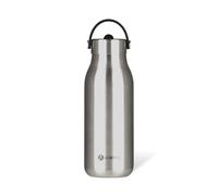 LES ARTISTES Paris A-2374 Bottle'Up 2.0, 1 litre, Gourde isotherme sans BPA, Réutilisable, Garde au chaud 12h et au froid 24h, Poignée, Acier Inoxydable, Design Pearl