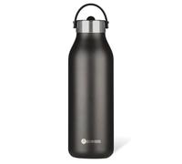LES ARTISTES Paris A-2397 Bottle'Up 2.0, 1,5 litre, Gourde isotherme sans BPA, Réutilisable, Garde au chaud 12h et au froid 24h, Poignée, Acier Inoxydable, Design Black Pearl