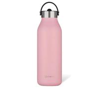 LES ARTISTES Paris A-2399 Bottle'Up 2.0, 1,5 litre, Gourde isotherme sans BPA, Réutilisable, Garde au chaud 12h et au froid 24h, Poignée, Acier Inoxydable, Design Magnolia