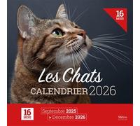 Les Chats - Calendrier 2026 - Collectif - Metive - broché - Calendrier