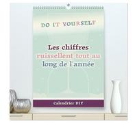 Les chiffres ruissellent tout au long de l'année (calendrier mural haut de gamme 2027 DIN A2 horizontal), CALVENDO calendrier mensuel