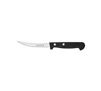 Les Colis Noirs LCN - Couteau a Tomate INOX Manche Polypropylène Noir La Fourmi - Ustensile Cuisine - 12008