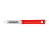 Les Colis Noirs LCN - Éplucheur Spécial Tomate Lame INOX Manche Polypropylène Rouge - Econome Pele Ustensile Usine - 004