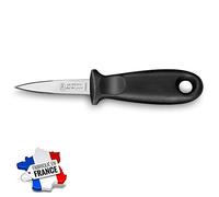Les Colis Noirs LCN - Lancette a Huitre Lame INOX Manche PP Noir La Fourmi - Couteau Ustensile Cuisine - 413