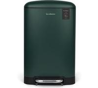Les Collectors – Poubelle à pédale N°501 – 20 L, acier inoxydable, seau amovible, vert canard