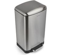 Les Collectors Poubelle à pédale N°800er 40 L rectangulaire inox, fermeture silencieuse, amovible