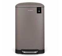 Les Collectors no 883 Poubelle, Taupe, 40 litres, Poubelle à pédale, Poubelle à pédale