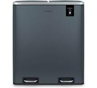 Les collectors n°906 poubelle de tri à pédale 60L gris mat edition/ I-26 Gris bleuté G
