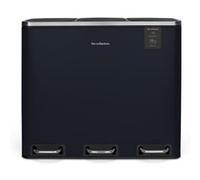 Les Collectors – Poubelle de tri à pédale N°986 – 3 x 18 L – Bleu nuit