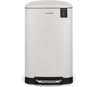 Les Collectors no 828 Poubelle, Blanc, 40 litres, Poubelle à pédale, Poubelle à pédale
